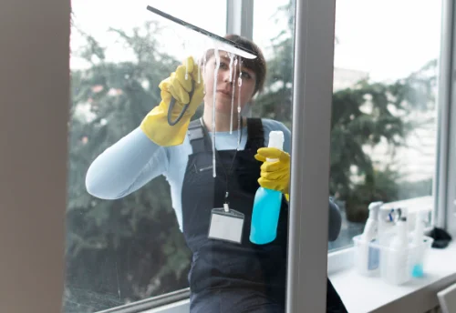 Nettoyage de vitres intérieures et extérieures à Moyen
